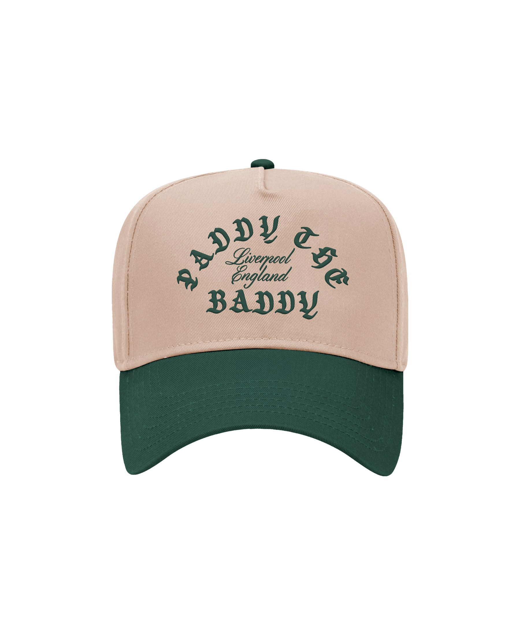 Paddy The Baddy Dark Green/Natural Baseball Hat