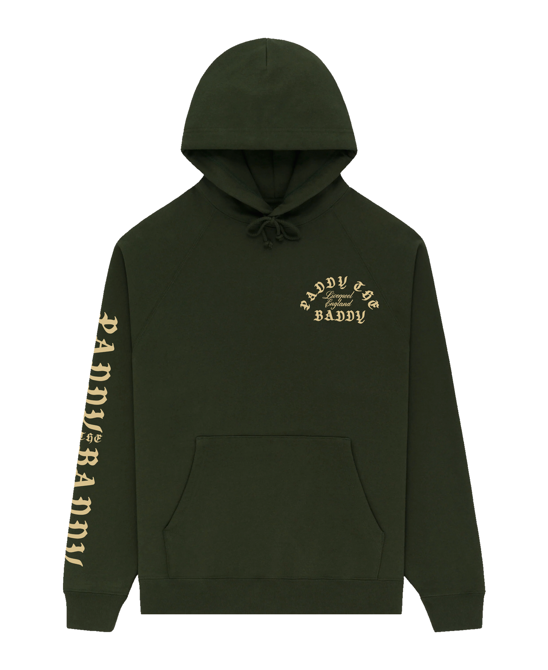 Paddy The Baddy Dark Green Hoodie