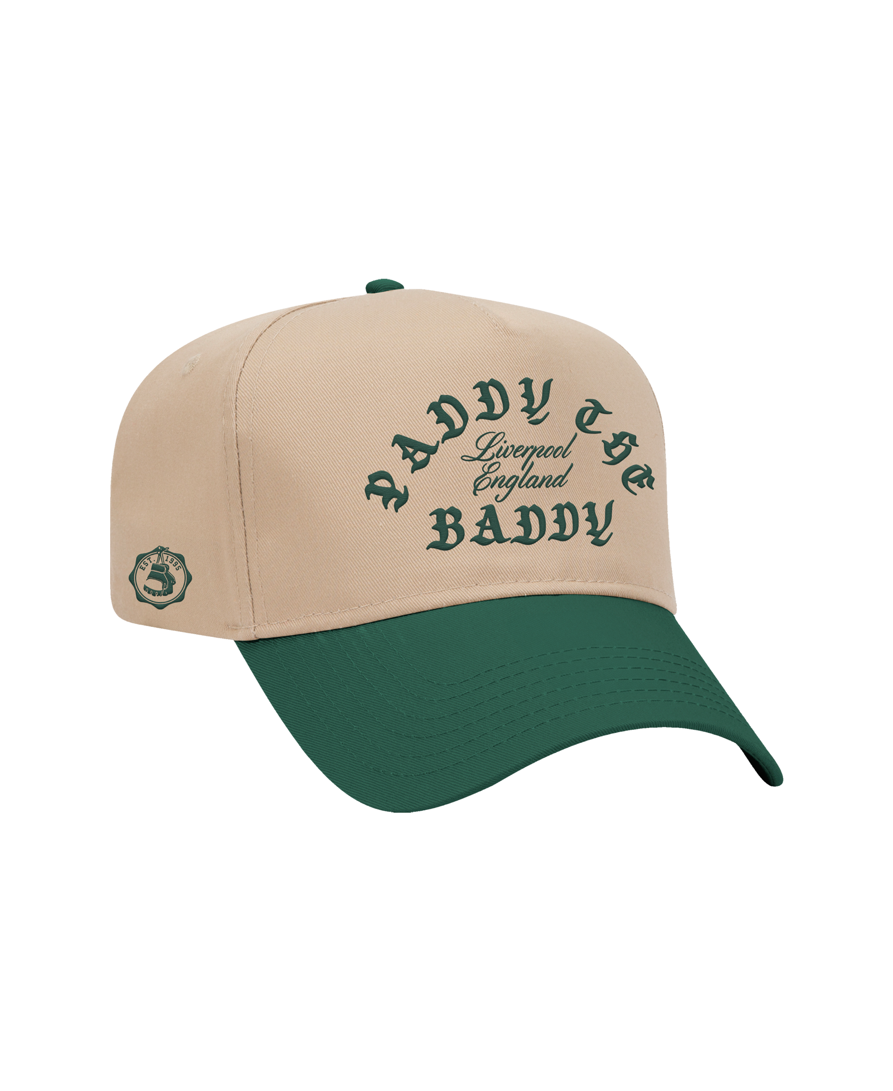 Paddy The Baddy Dark Green/Natural Baseball Hat